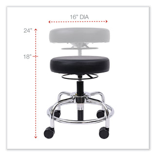 alera-hl-series-height-adjustable-utility-stool-backless-supports-up-to-300-lb-24-seat-height-black-seat-chrome-base_alecs614 - 2