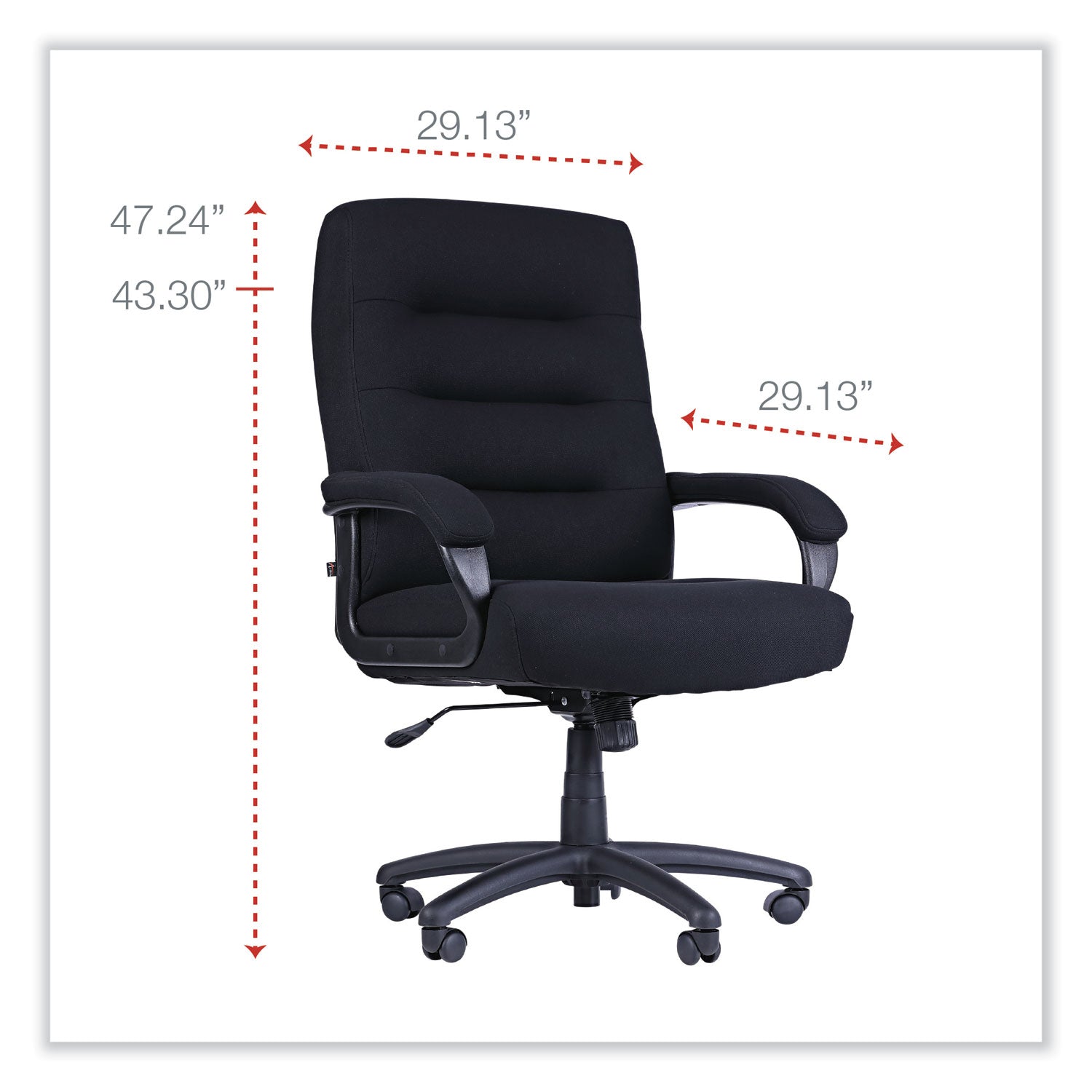 alera-kesson-series-high-back-office-chair-supports-up-to-300-lb-1921-to-227-seat-height-black_aleks4110 - 2
