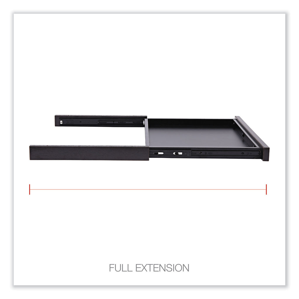Alera Valencia Series Center Drawer, Laminate, 24.5w x 15d x 2h, Espresso