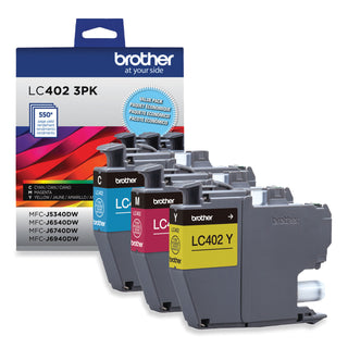 LC4023PKS Ink, 550 Page-Yield, Cyan/Magenta/Yellow, 3/Pack