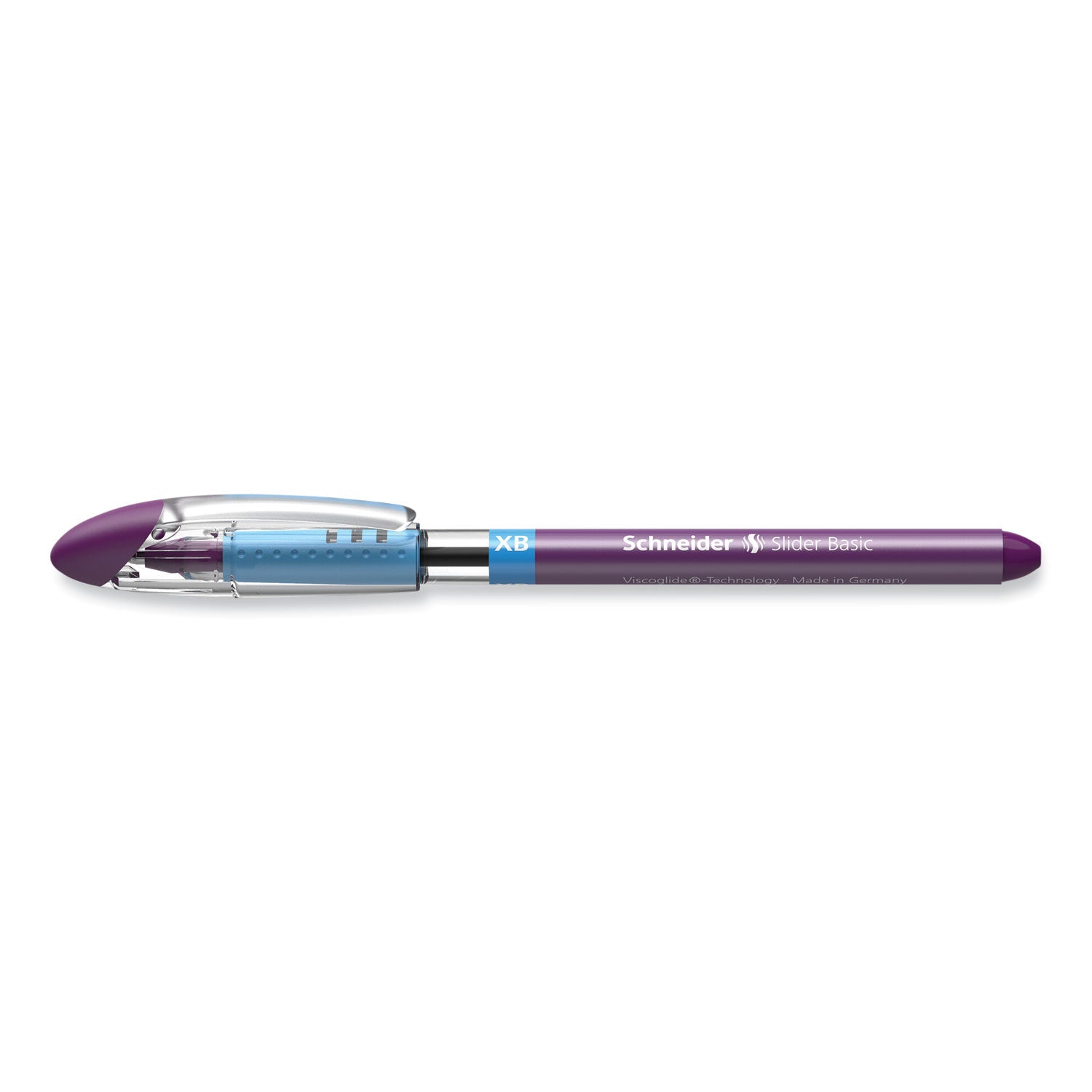 slider-basic-ballpoint-pen-stick-extra-bold-14-mm-violet-ink-violet-barrel-10-box_red151208 - 2