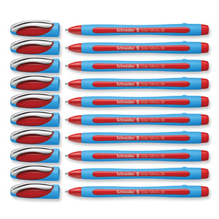 slider-memo-xb-ballpoint-pen-stick-extra-bold-14-mm-red-ink-red-light-blue-barrel-10-box_red150202 - 5