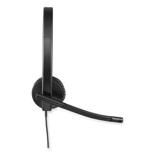 H570e Binaural Over The Head Wired Headset, Black - 