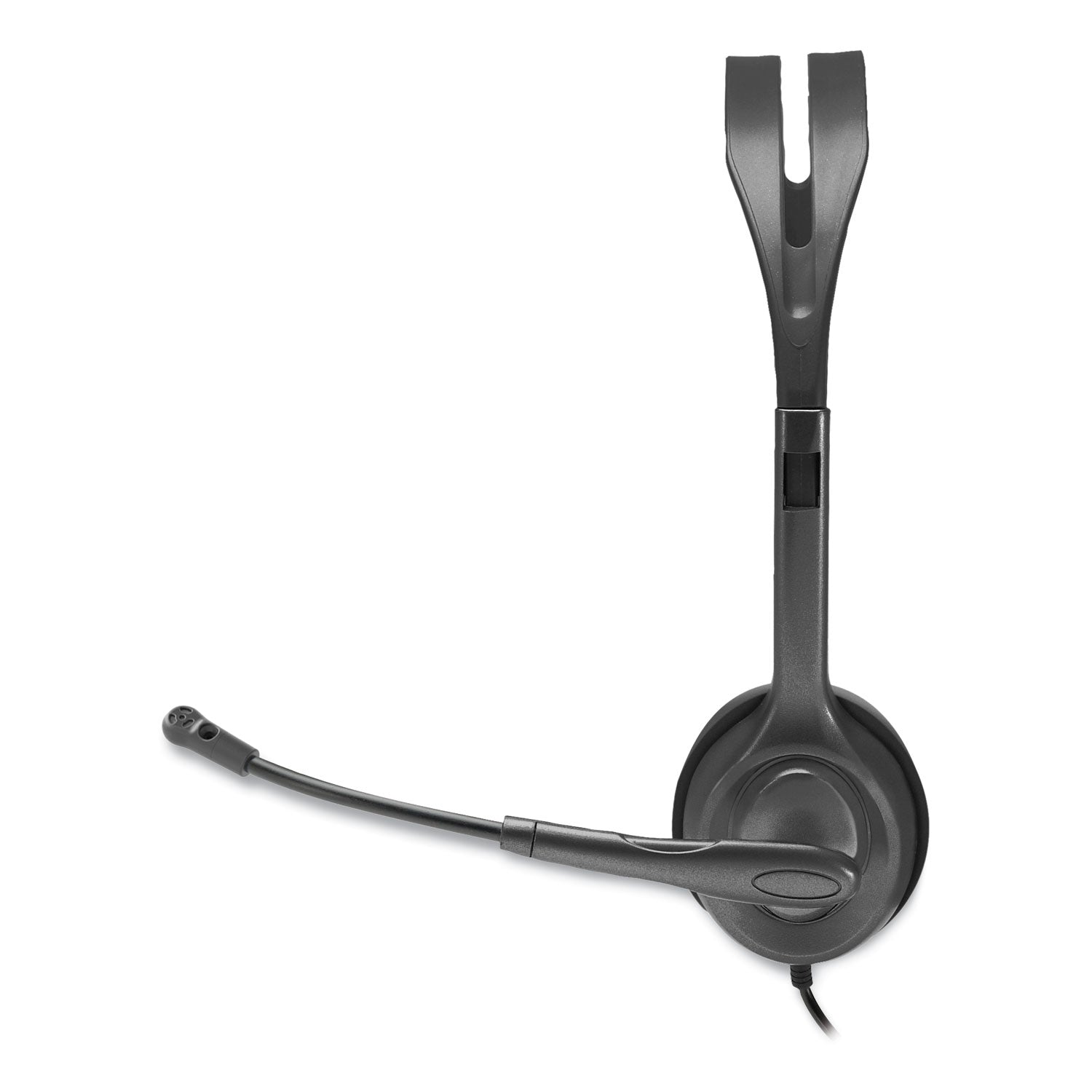 H111 Binaural Over The Head Headset, Black/Silver - 