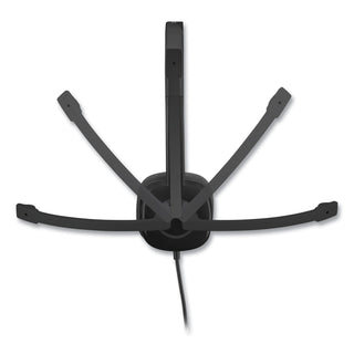 H151 Binaural Over The Head Headset, Black - 