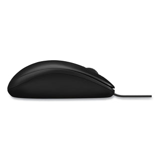 M100 Corded Optical Mouse, USB 2.0, Left/Right Hand Use, Black - 