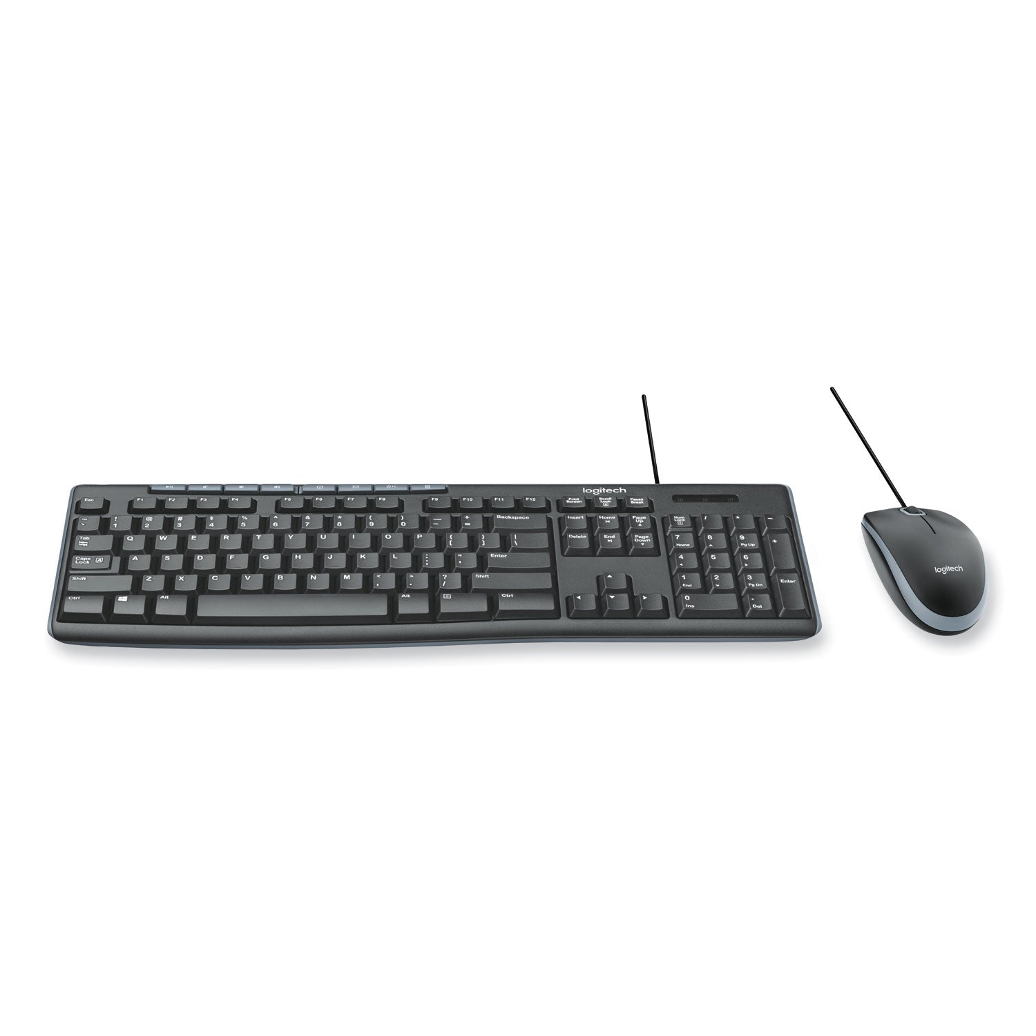 Wired Media Combo MK200, USB 2.0, Black - 