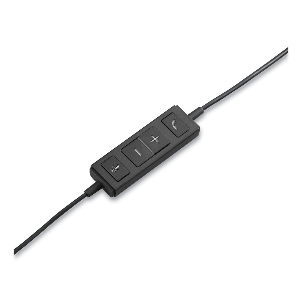 H570e Monaural Over The Head Wired Headset, Black - 