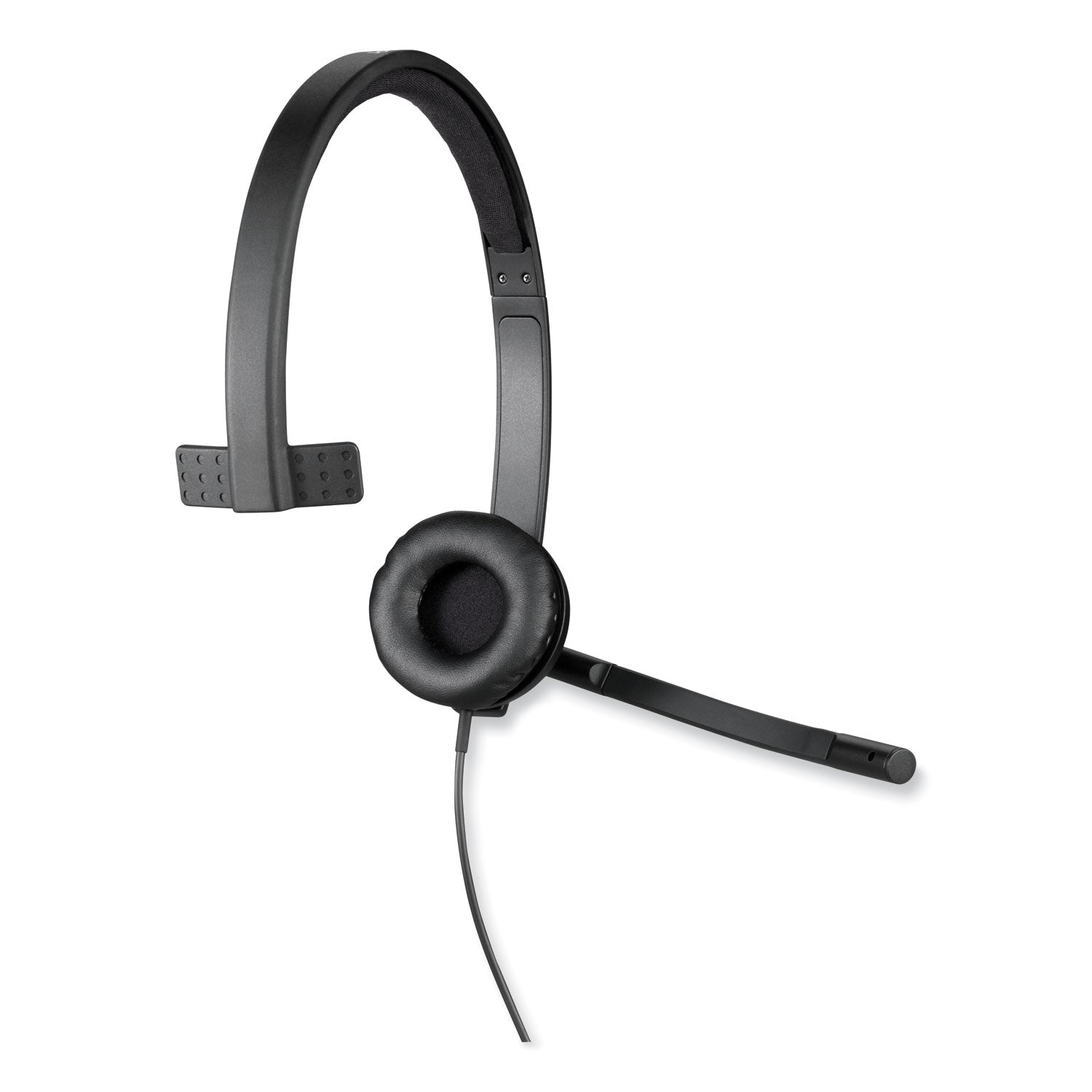 H570e Monaural Over The Head Wired Headset, Black - 