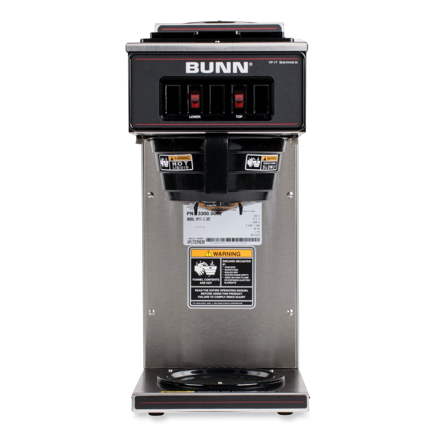 vp17-2-12-cup-pourover-coffee-brewer-black-stainless-steel-ships-in-7-10-business-days_bun133000002 - 6