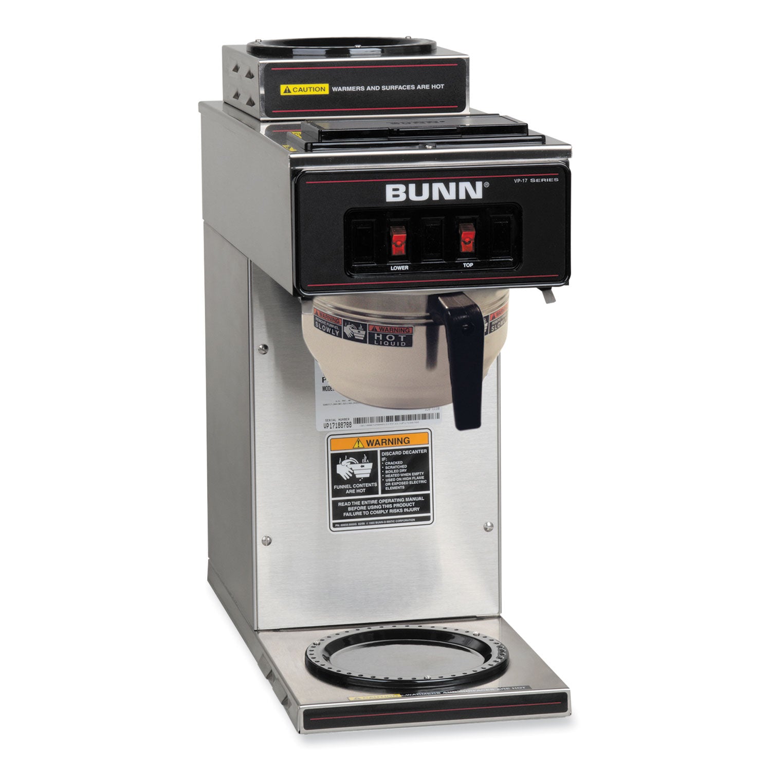 vp17-2-12-cup-pourover-coffee-brewer-black-stainless-steel-ships-in-7-10-business-days_bun133000002 - 1