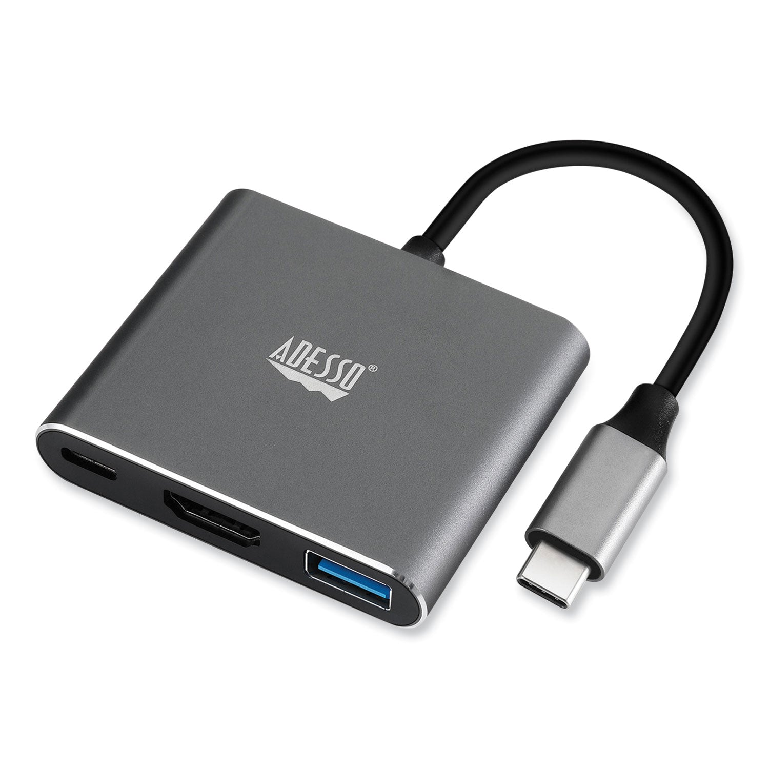 3-in-1-usb-c-multi-port-taa-compliant-docking-station-hdmi-usb-c-usb-3-a+pd-black-gray_adeauh4010 - 1