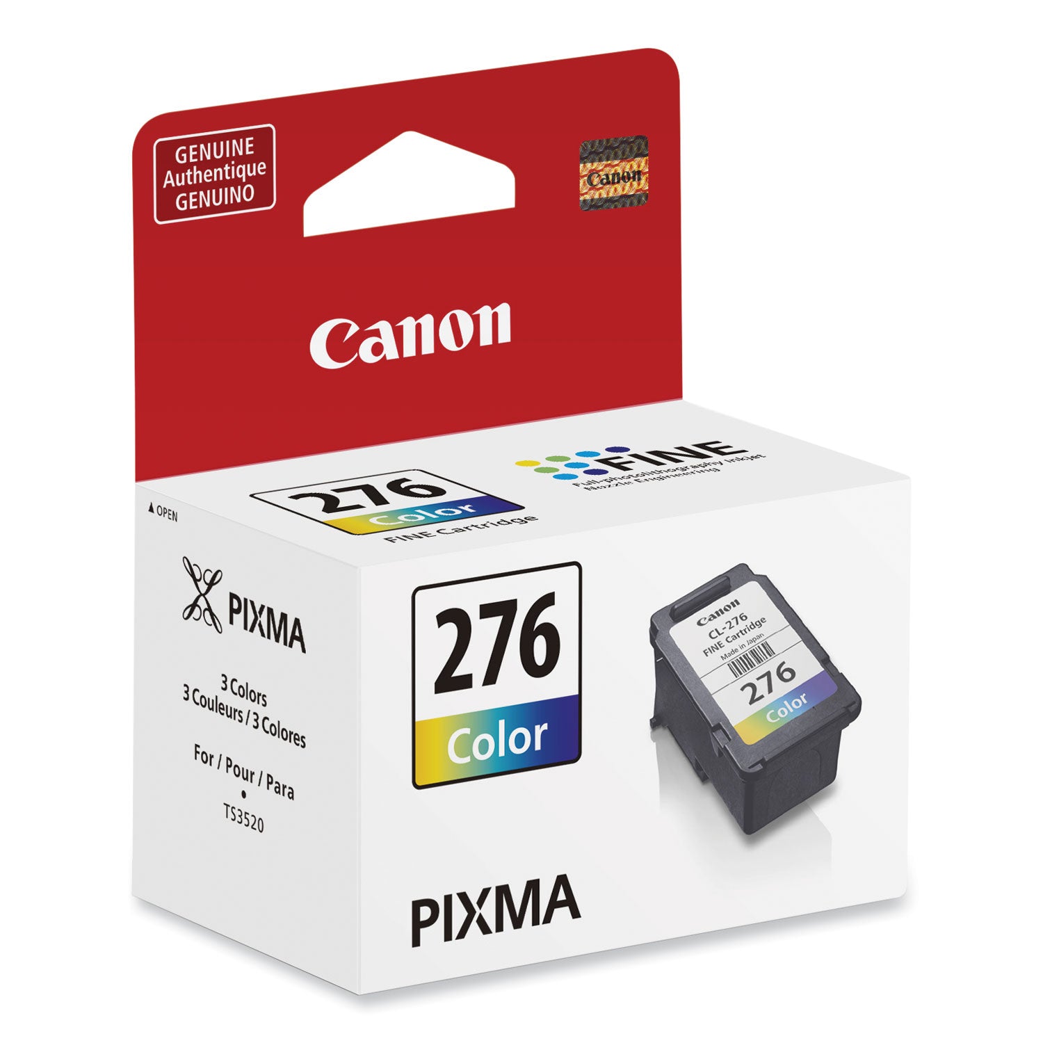 Canon CL276 Original Inkjet Ink Cartridge - Multicolor - 1 Each - 6.2 mL Color