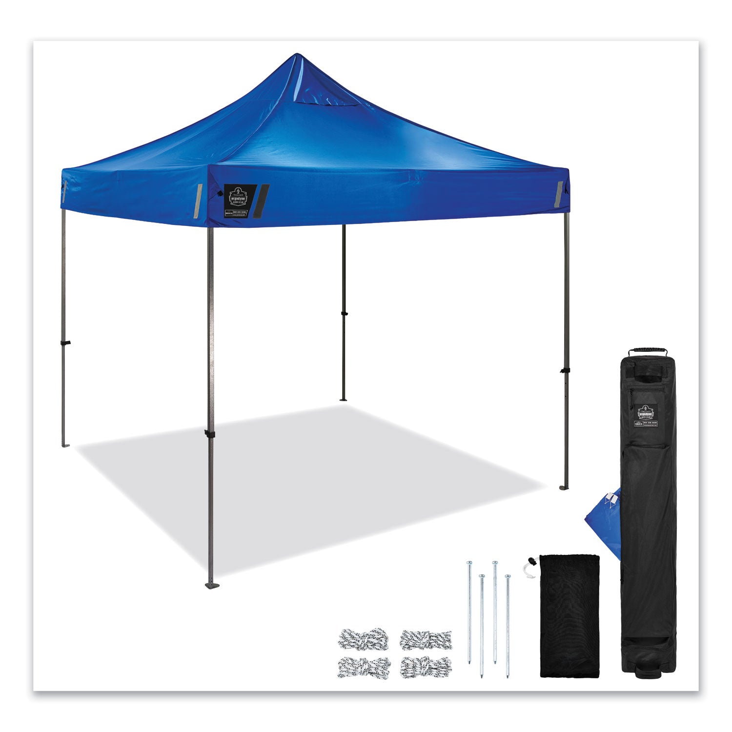 shax-6000-heavy-duty-pop-up-tent-single-skin-10-ft-x-10-ft-polyester-steel-blue-ships-in-1-3-business-days_ego12905 - 1