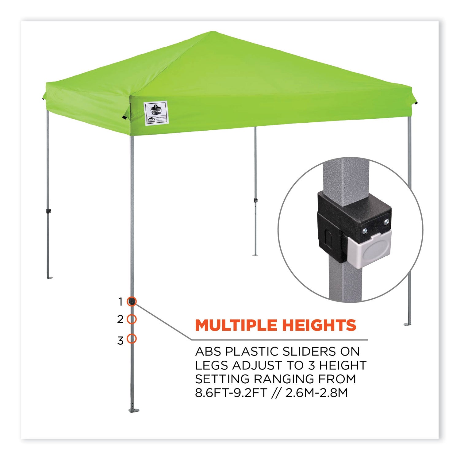 shax-6010-lightweight-pop-up-tent-single-skin-10-ft-x-10-ft-polyester-steel-lime-ships-in-1-3-business-days_ego12910 - 4