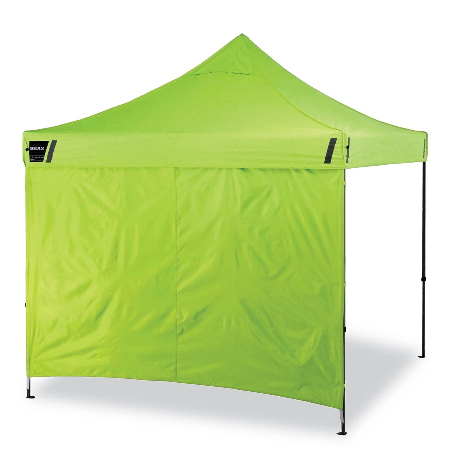 shax-6051-heavy-duty-pop-up-tent-kit-single-skin-10-ft-x-10-ft-polyester-steel-lime-ships-in-1-3-business-days_ego12951 - 7