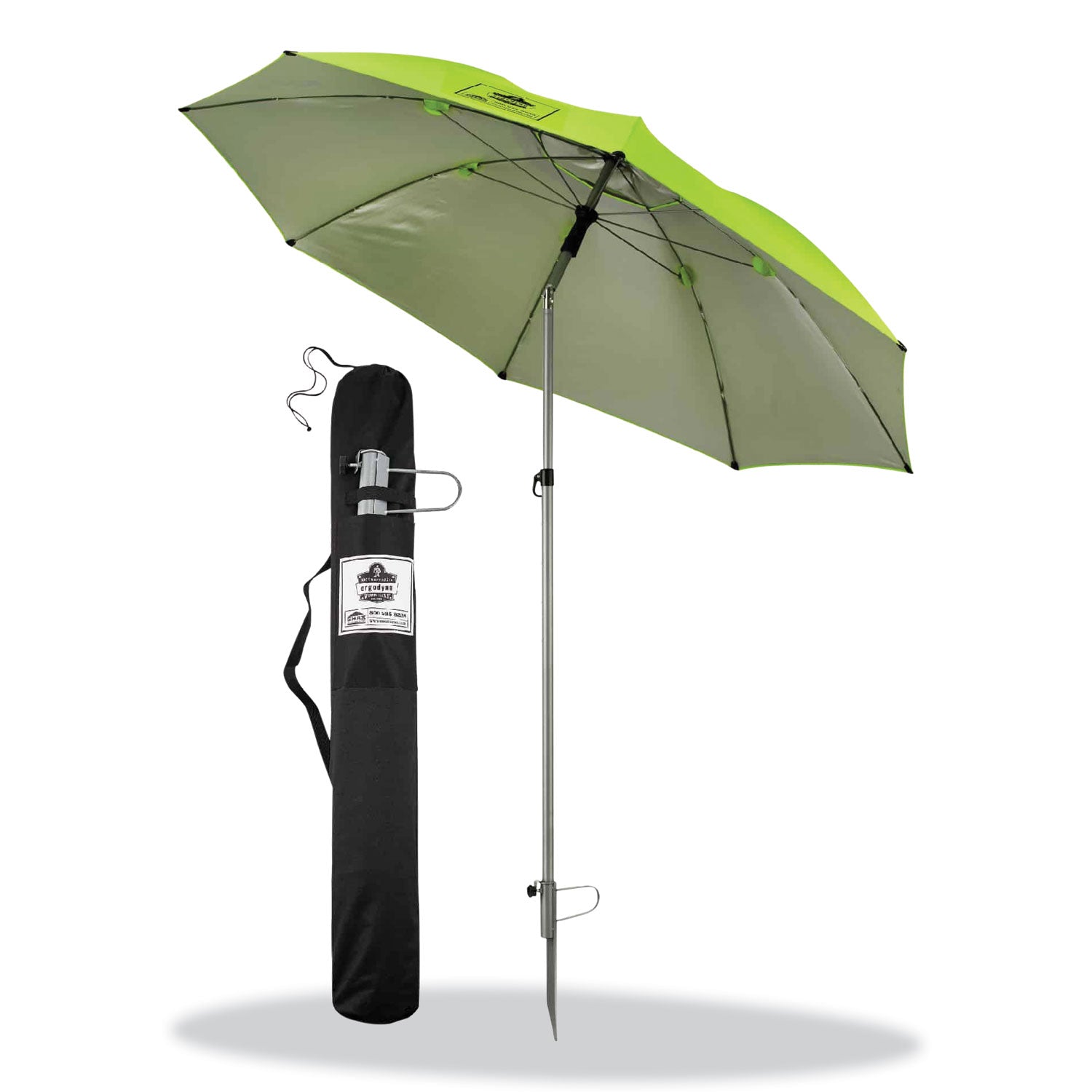 shax-6100-lightweight-work-umbrella-90-span-924-long-lime-canopy-ships-in-1-3-business-days_ego12967 - 1