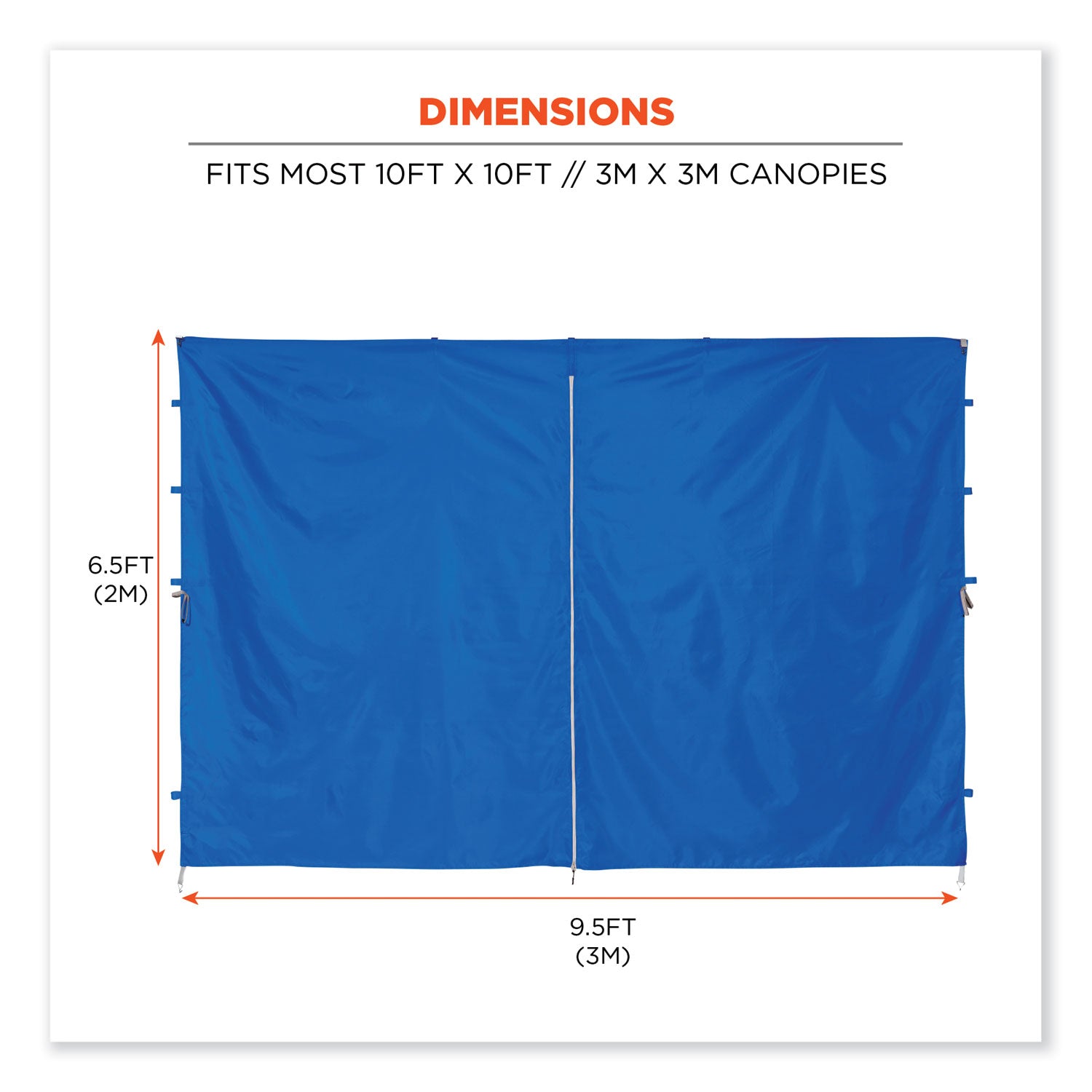 shax-6096-pop-up-tent-sidewall-with-zipper-single-skin-10-ft-x-10-ft-polyester-blue-ships-in-1-3-business-days_ego12979 - 4