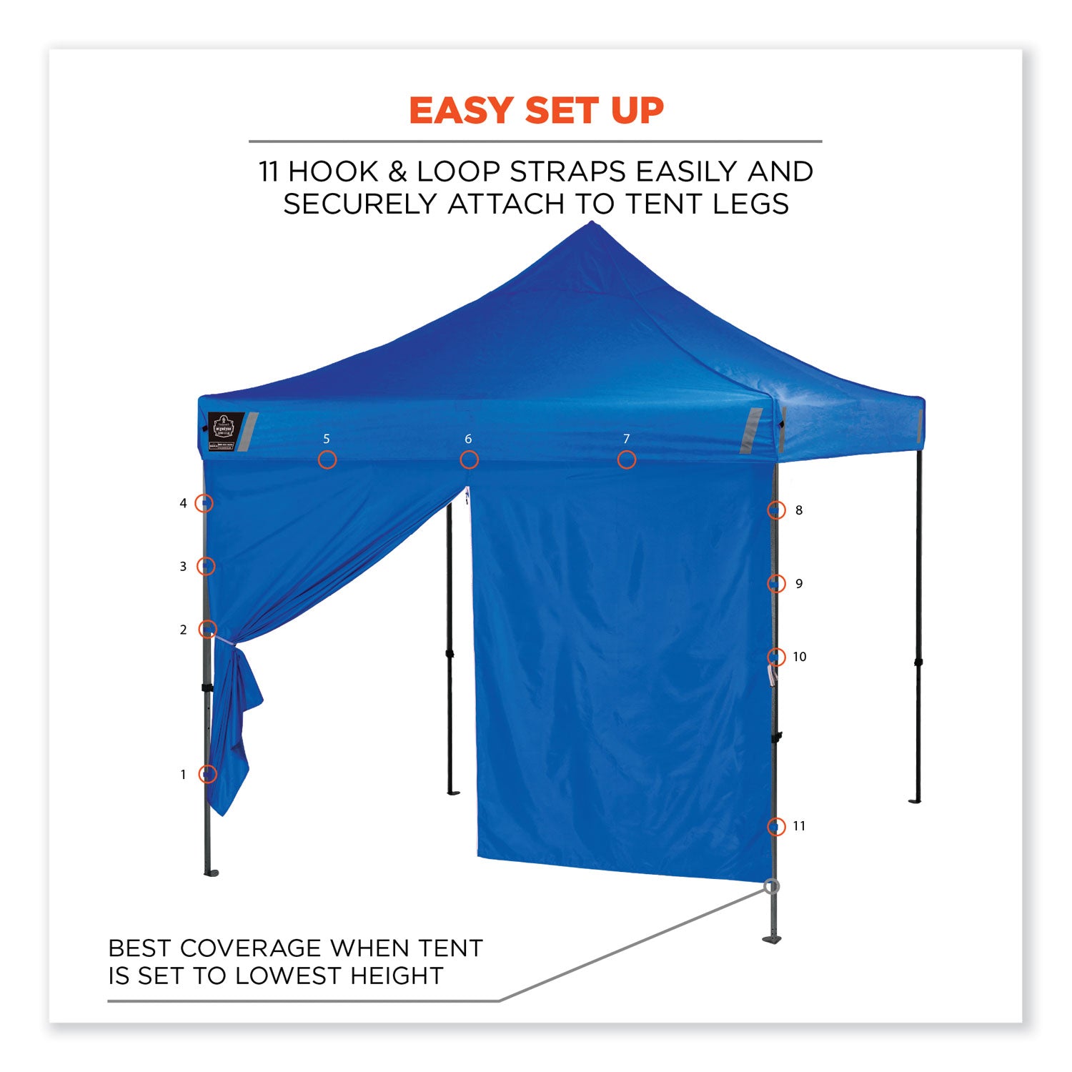 shax-6096-pop-up-tent-sidewall-with-zipper-single-skin-10-ft-x-10-ft-polyester-blue-ships-in-1-3-business-days_ego12979 - 5