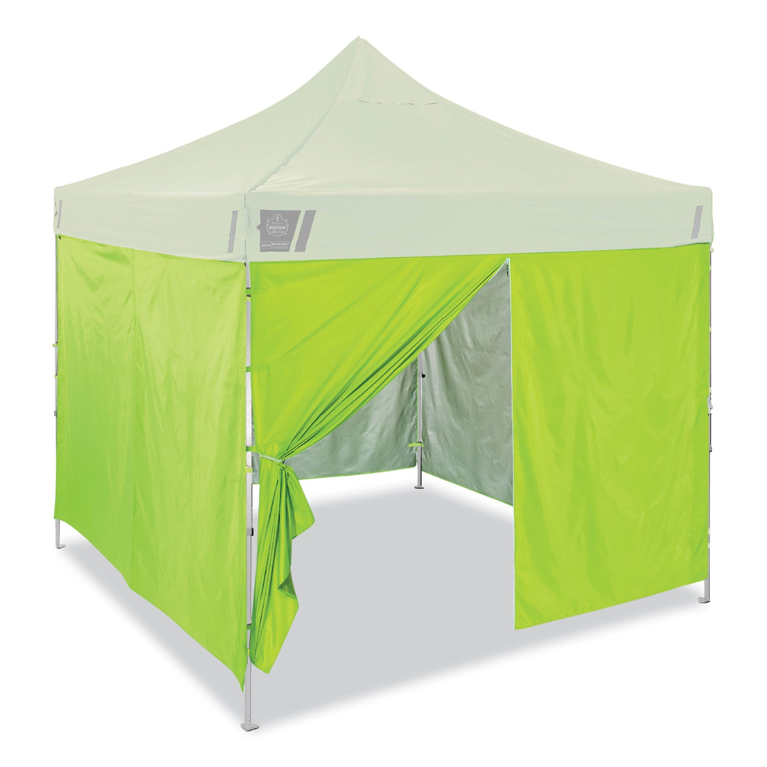 shax-6054-pop-up-tent-sidewall-kit-single-skin-10-ft-x-10-ft-polyester-lime-ships-in-1-3-business-days_ego12984 - 1