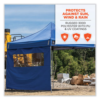 shax-6092-pop-up-tent-sidewall-with-mesh-window-single-skin-10-ft-x-10-ft-polyester-lime-ships-in-1-3-business-days_ego12989 - 5