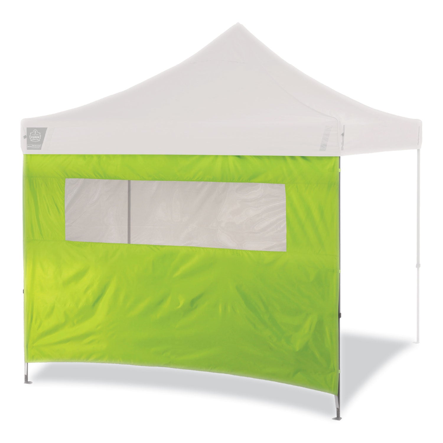 shax-6092-pop-up-tent-sidewall-with-mesh-window-single-skin-10-ft-x-10-ft-polyester-lime-ships-in-1-3-business-days_ego12989 - 1