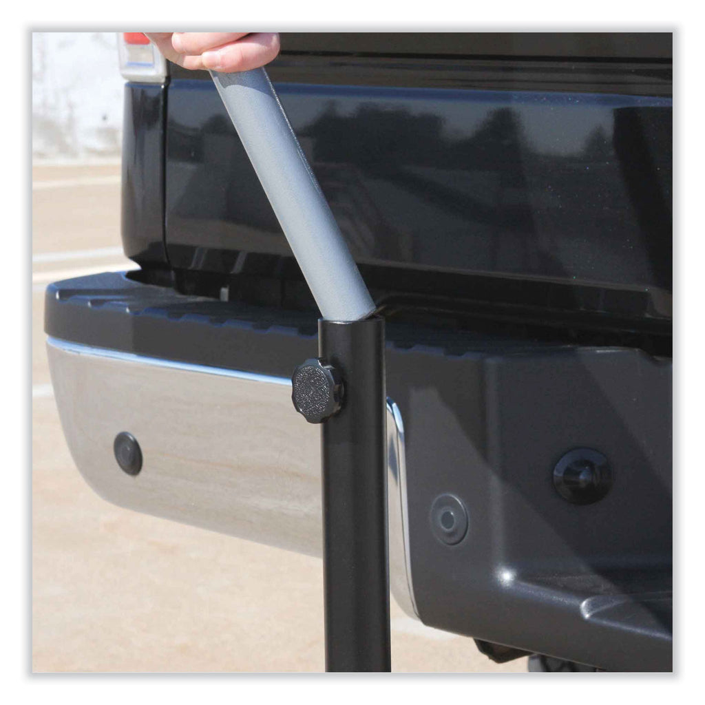 SHAX 6193 Umbrella Trailer Hitch Mount, For Standard 2" Trailer Hitch Receivers, Black, Ships in 1-3 Business Days