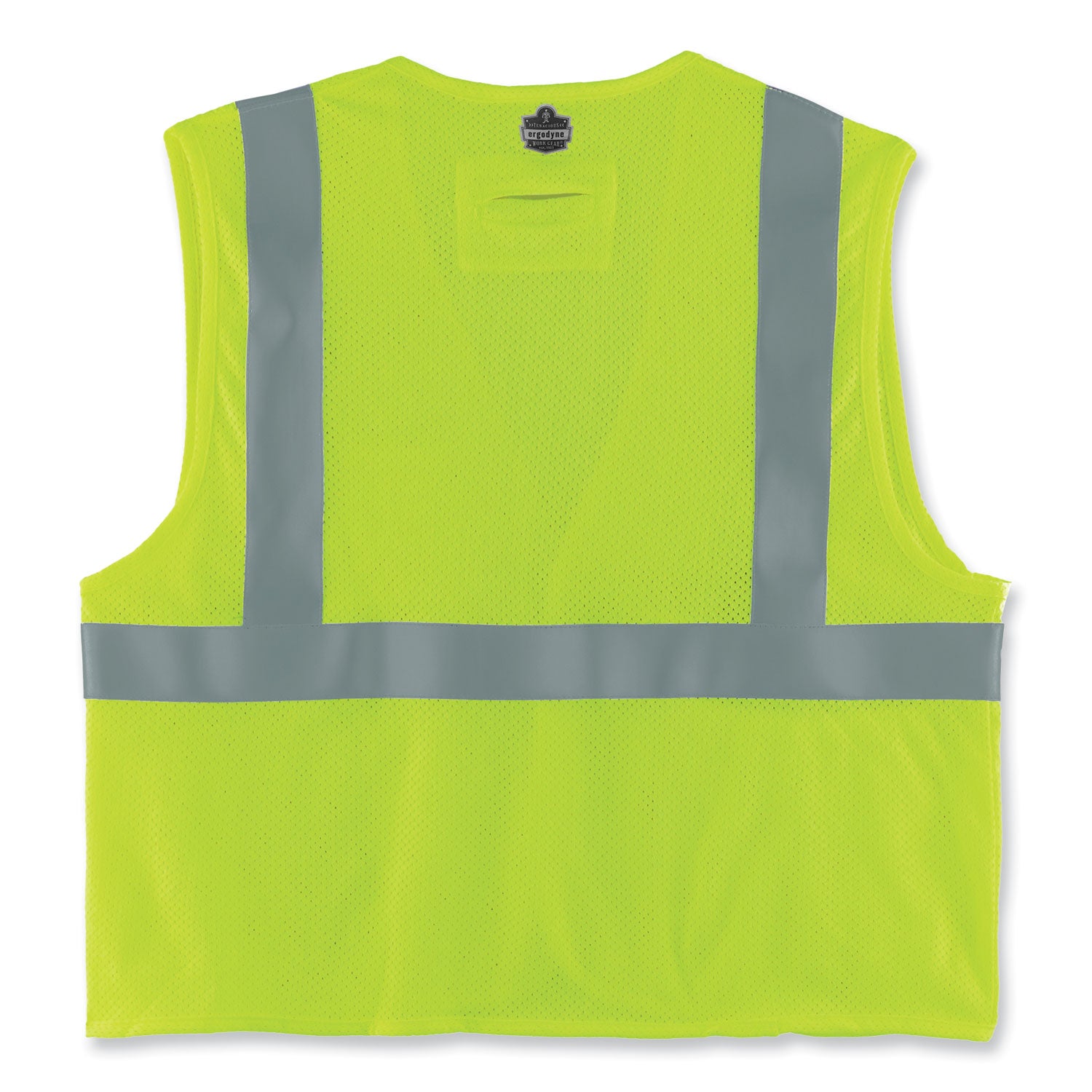 GloWear 8263FRHL Class 2 FR Safety Economy Hook and Loop Vest, Modacrylic Mesh/Cotton, S/M, Lime, Ships in 1-3 Business Days