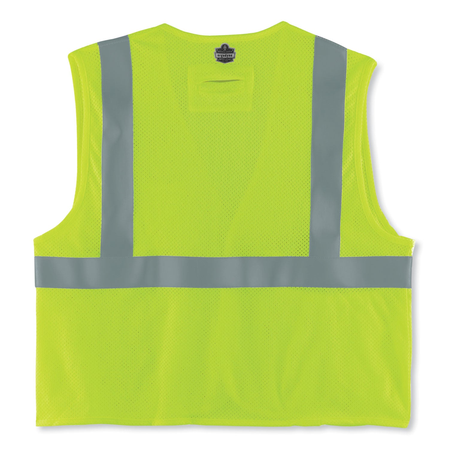 GloWear 8263FRHL Class 2 FR Safety Economy Hook and Loop Vest, Modacrylic Mesh/Cotton, L/XL Lime, Ships in 1-3 Business Days
