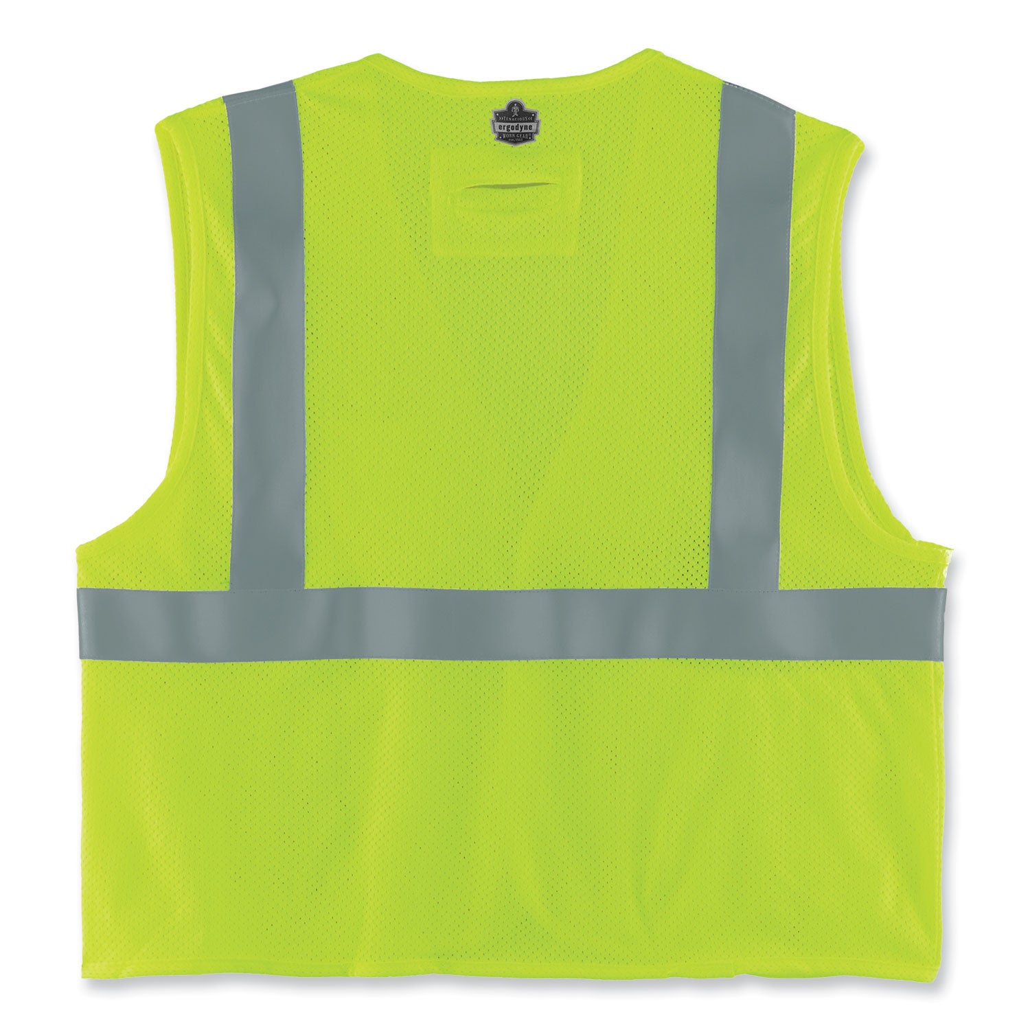 GloWear 8263FRHL Class 2 FR Safety Economy Hook/Loop Vest, Modacrylic Mesh/Cotton, 2XLa/3XL, Lime, Ships in 1-3 Business Days
