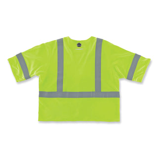GloWear 8356FRHL Class 3 FR Hook and Loop Safety Vest with Sleeves, Modacrylic, Large/XL, Lime, Ships in 1-3 Business Days