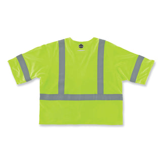 GloWear 8356FRHL Class 3 FR Hook and Loop Safety Vest with Sleeves, Modacrylic. 2XL/3XL, Lime, Ships in 1-3 Business Days