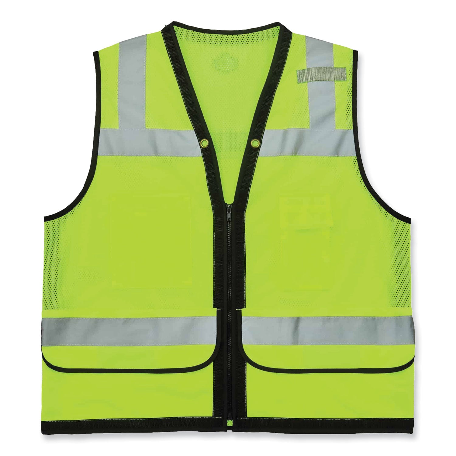 glowear-8253hdz-class-2-heavy-duty-mesh-surveyors-vest-polyester-small-medium-lime-ships-in-1-3-business-days_ego23323 - 1