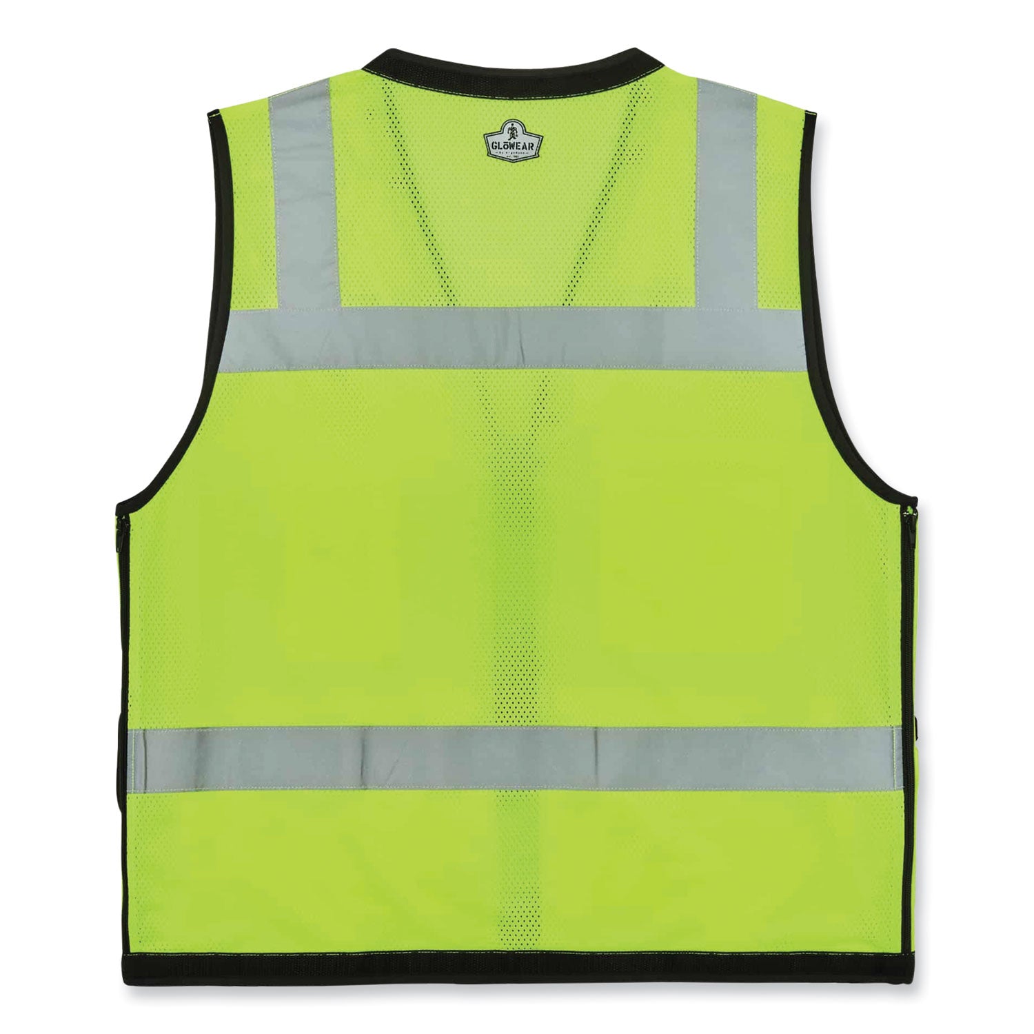 GloWear 8253HDZ Class 2 Heavy-Duty Mesh Surveyors Vest, Polyester, Large/X-Large, Lime, Ships in 1-3 Business Days
