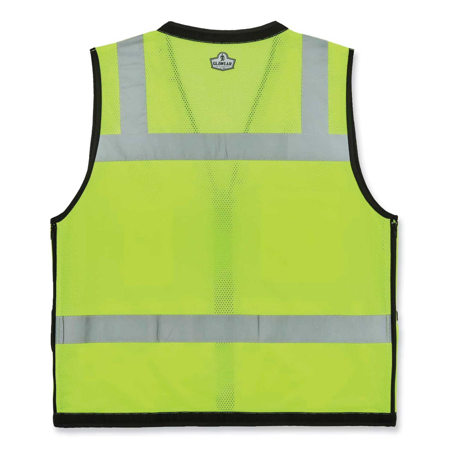 GloWear 8253HDZ Class 2 Heavy-Duty Mesh Surveyors Vest, Polyester, 2X-Large/3X-Large, Lime, Ships in 1-3 Business Days