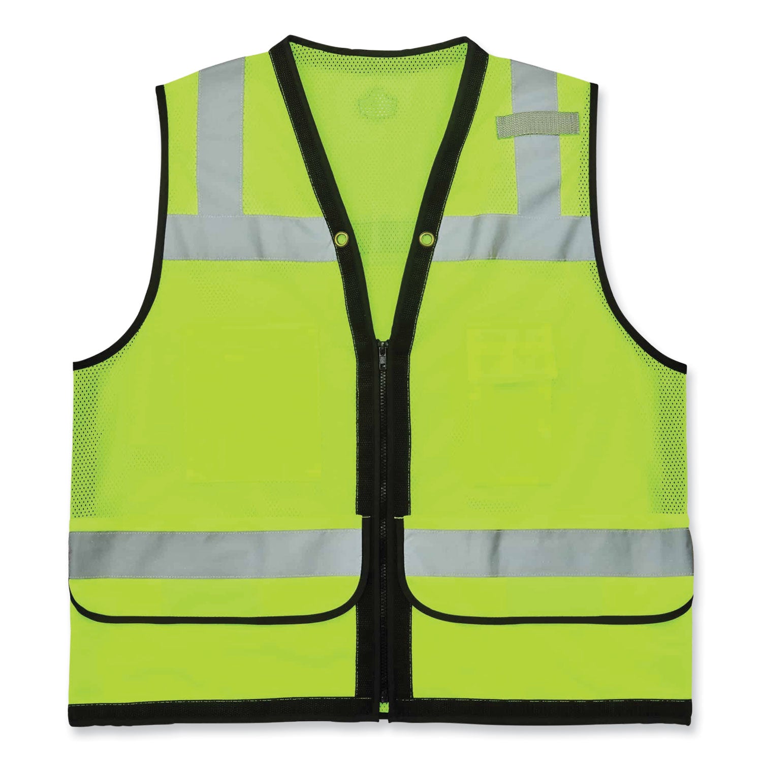 GloWear 8253HDZ Class 2 Heavy-Duty Mesh Surveyors Vest, Polyester, 4X-Large/5X-Large, Lime, Ships in 1-3 Business Days