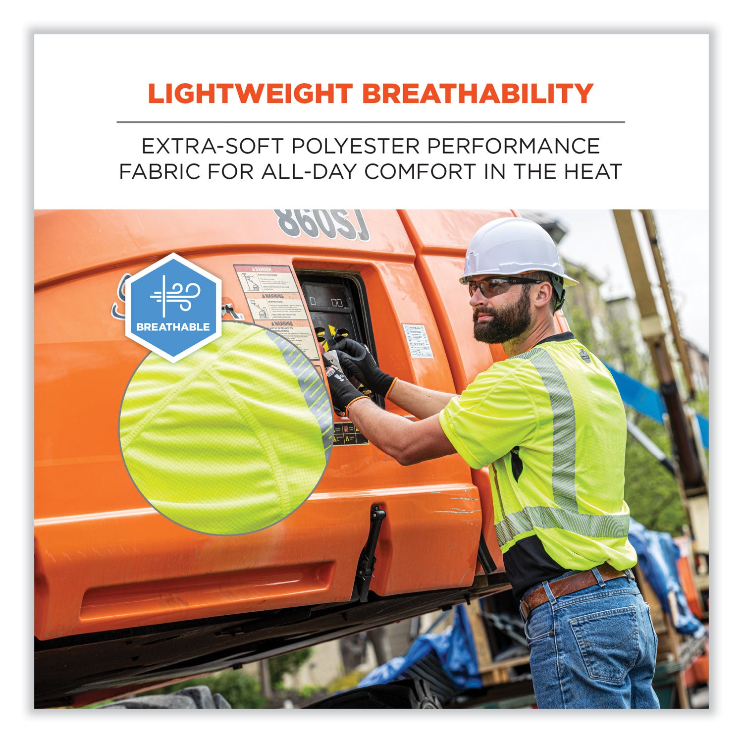 glowear-8283bk-class-2-lightweight-performance-hi-vis-t-shirt-polyester-3x-large-lime-ships-in-1-3-business-days_ego23507 - 3