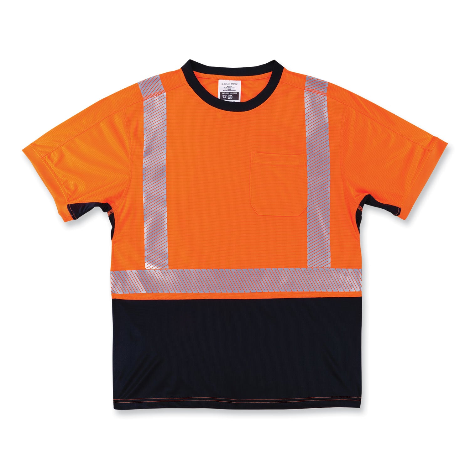 glowear-8283bk-class-2-lightweight-performance-hi-vis-t-shirt-polyester-medium-orange-ships-in-1-3-business-days_ego23513 - 1