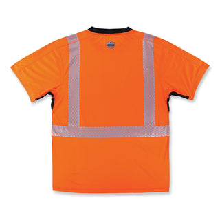 GloWear 8283BK Class 2 Lightweight Performance Hi-Vis T-Shirt, Polyester, X-Large, Orange, Ships in 1-3 Business Days