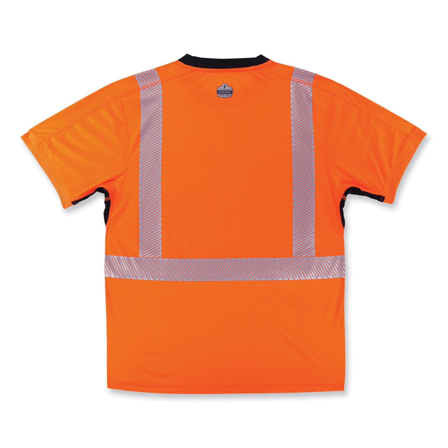 GloWear 8283BK Class 2 Lightweight Performance Hi-Vis T-Shirt, Polyester, 4X-Large, Orange, Ships in 1-3 Business Days