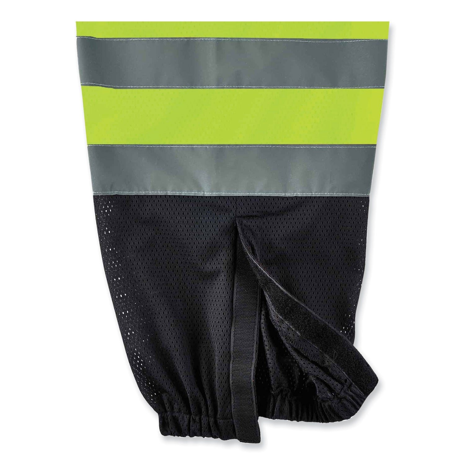 GloWear 8910BK Class E Hi-Vis Pants with Black Bottom, Polyester, Small/Medium, Lime, Ships in 1-3 Business Days