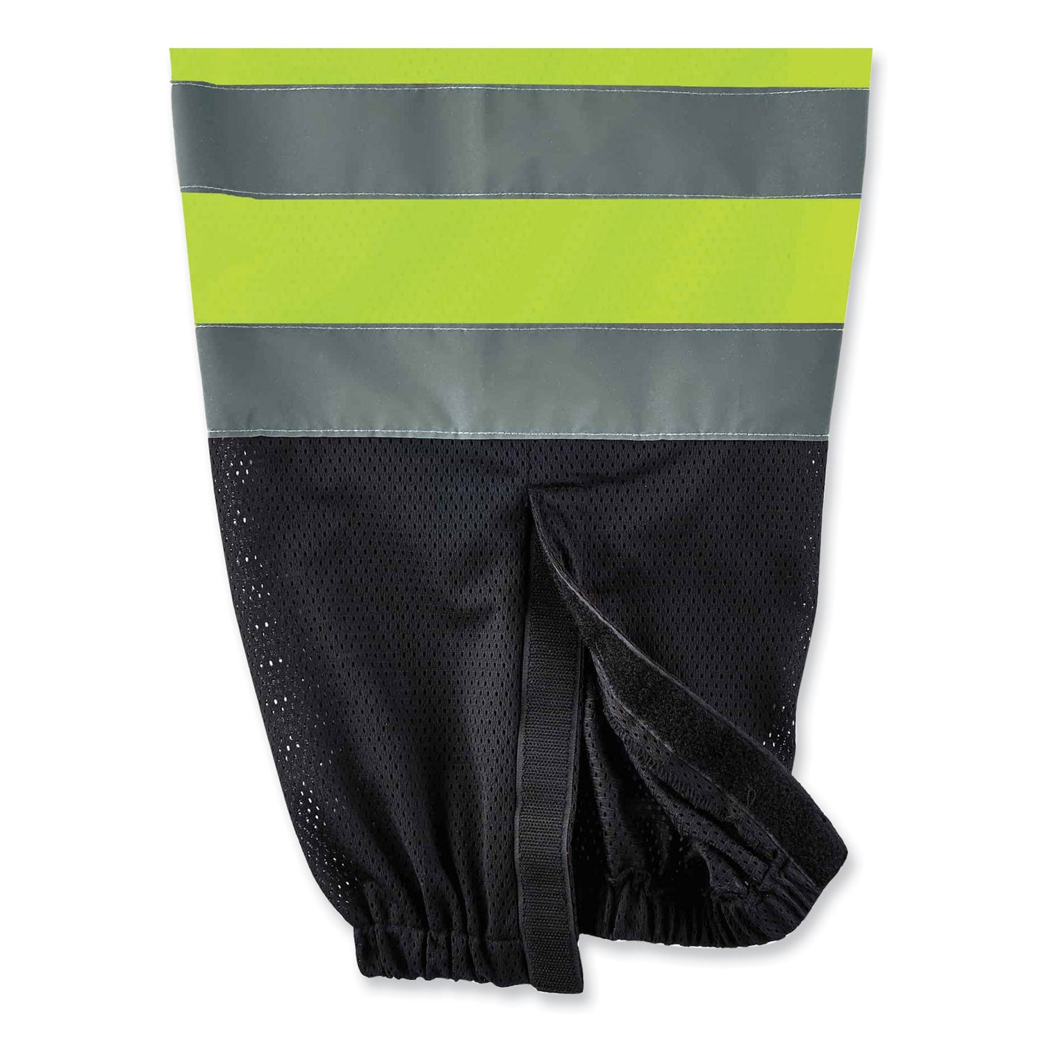 GloWear 8910BK Class E Hi-Vis Pants with Black Bottom, Polyester, Large/X-Large, Lime, Ships in 1-3 Business Days