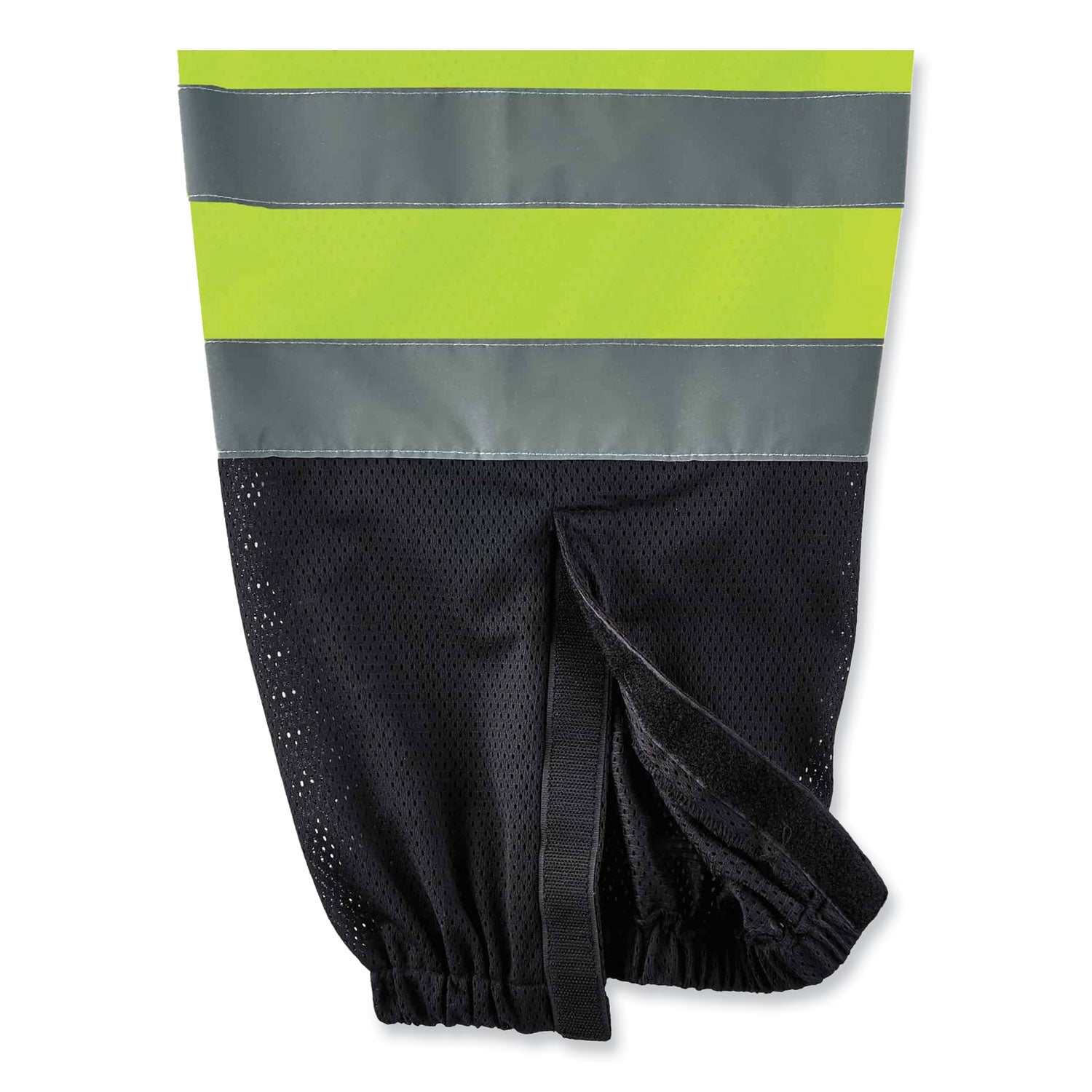 GloWear 8910BK Class E Hi-Vis Pants with Black Bottom, Polyester, 4X-Large/5X-Large, Lime, Ships in 1-3 Business Days