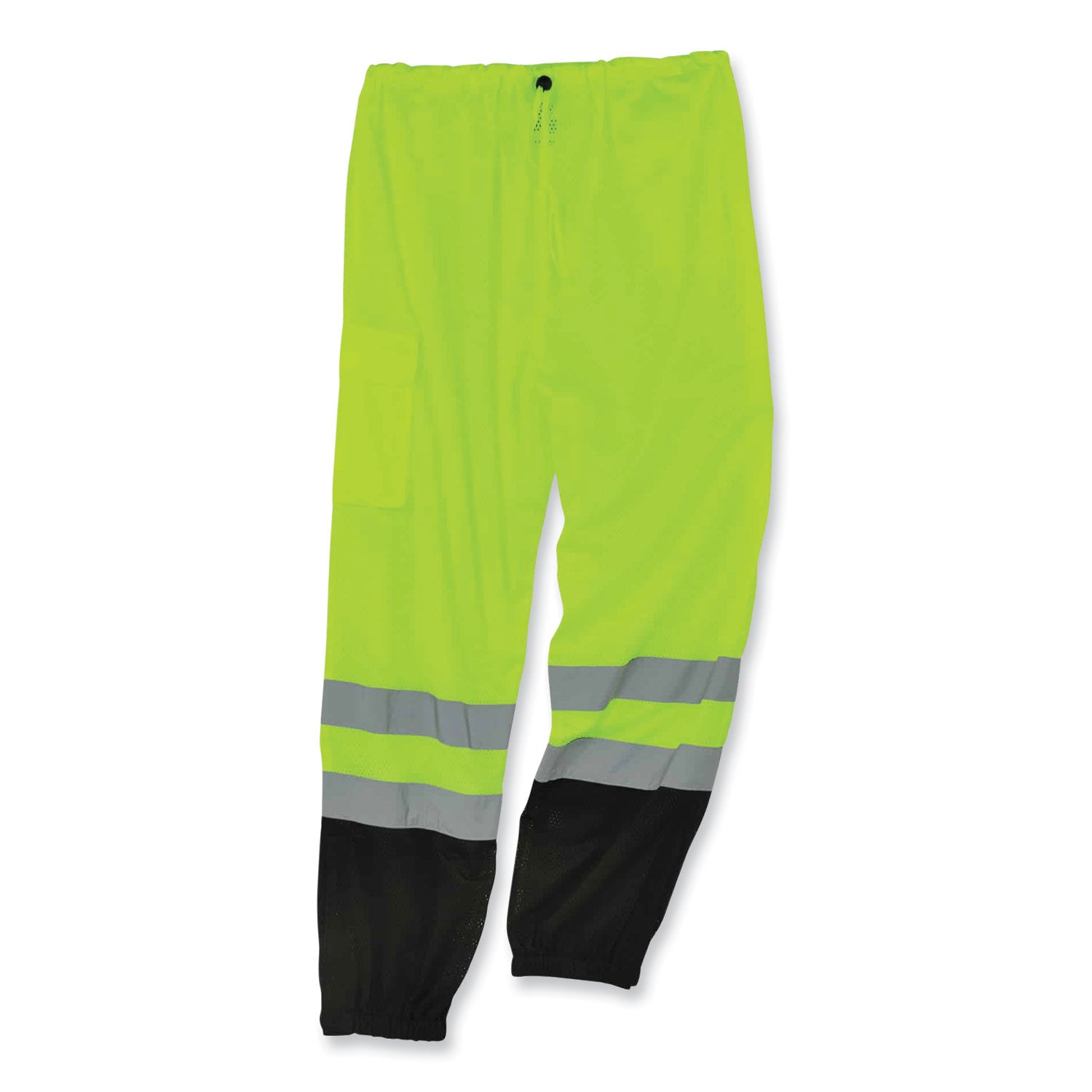 glowear-8910bk-class-e-hi-vis-pants-with-black-bottom-polyester-4x-large-5x-large-lime-ships-in-1-3-business-days_ego23959 - 1