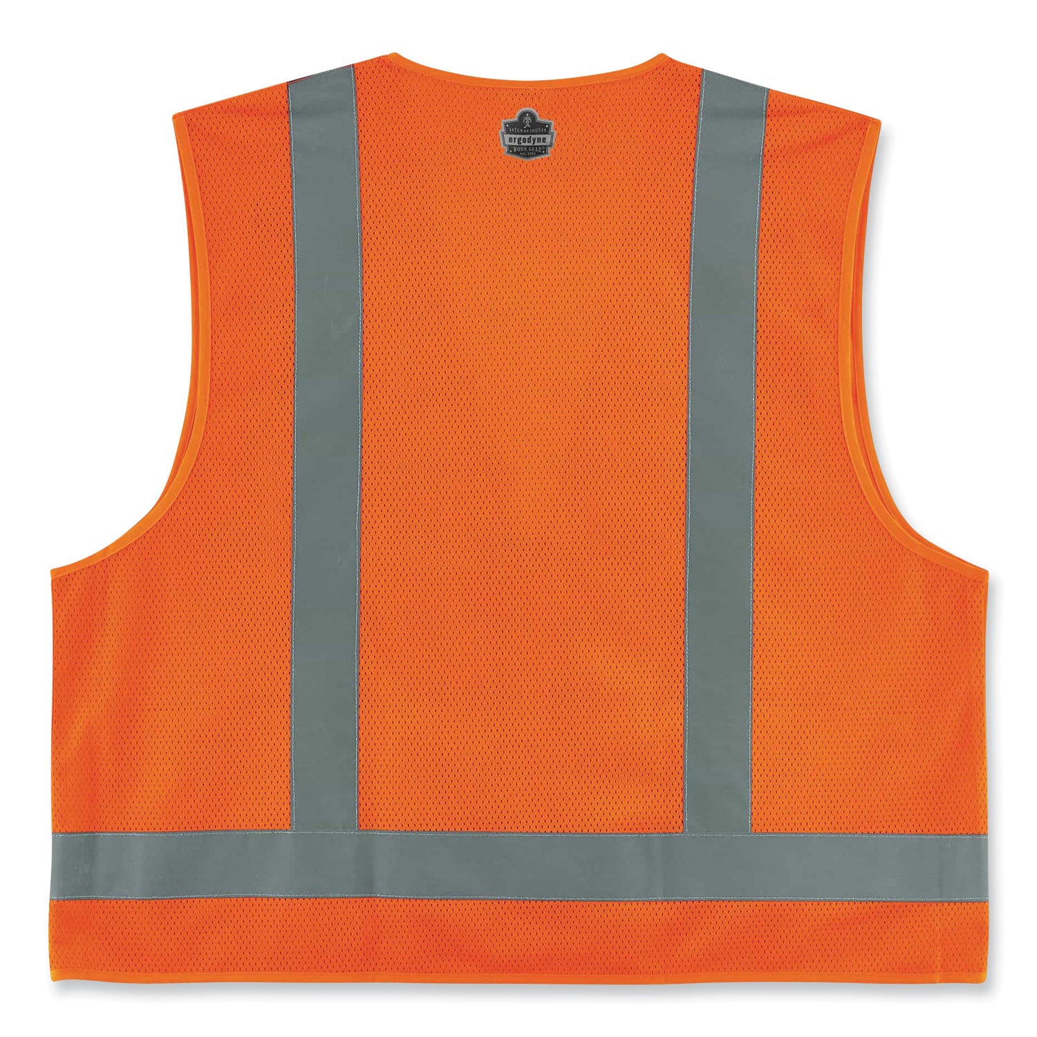 GloWear 8249Z Class 2 Economy Surveyors Zipper Vest, Polyester, 4X-Large/5X-Large, Orange, Ships in 1-3 Business Days