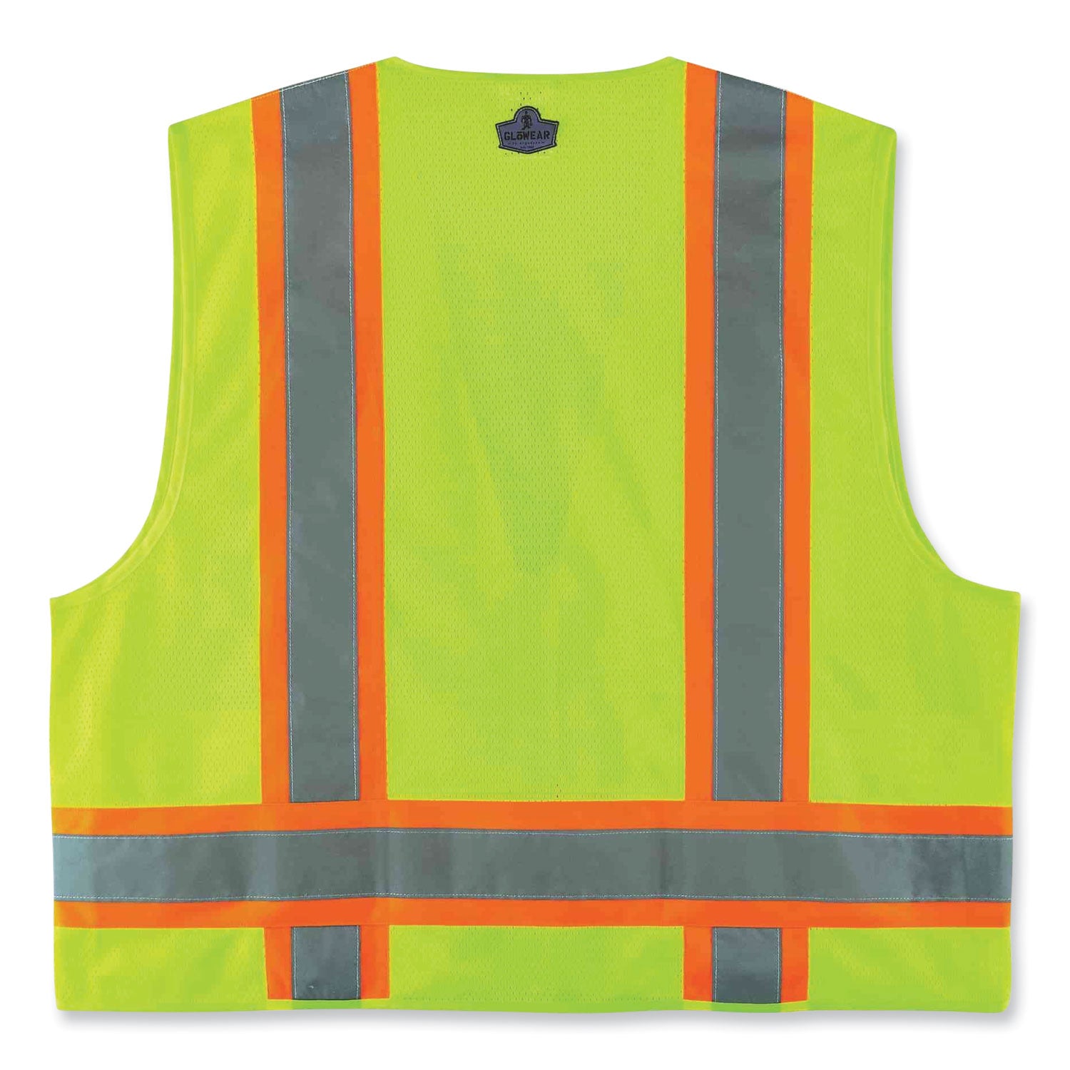 glowear-8248z-class-2-two-tone-surveyors-zipper-vest-polyester-large-x-large-lime-ships-in-1-3-business-days_ego24075 - 2