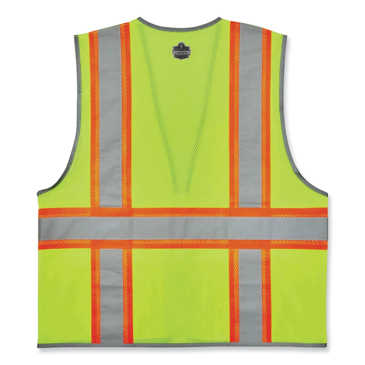 glowear-8246z-class-2-two-tone-mesh-reflective-binding-zipper-vest-polyester-small-medium-lime-ships-in-1-3-business-days_ego24143 - 2