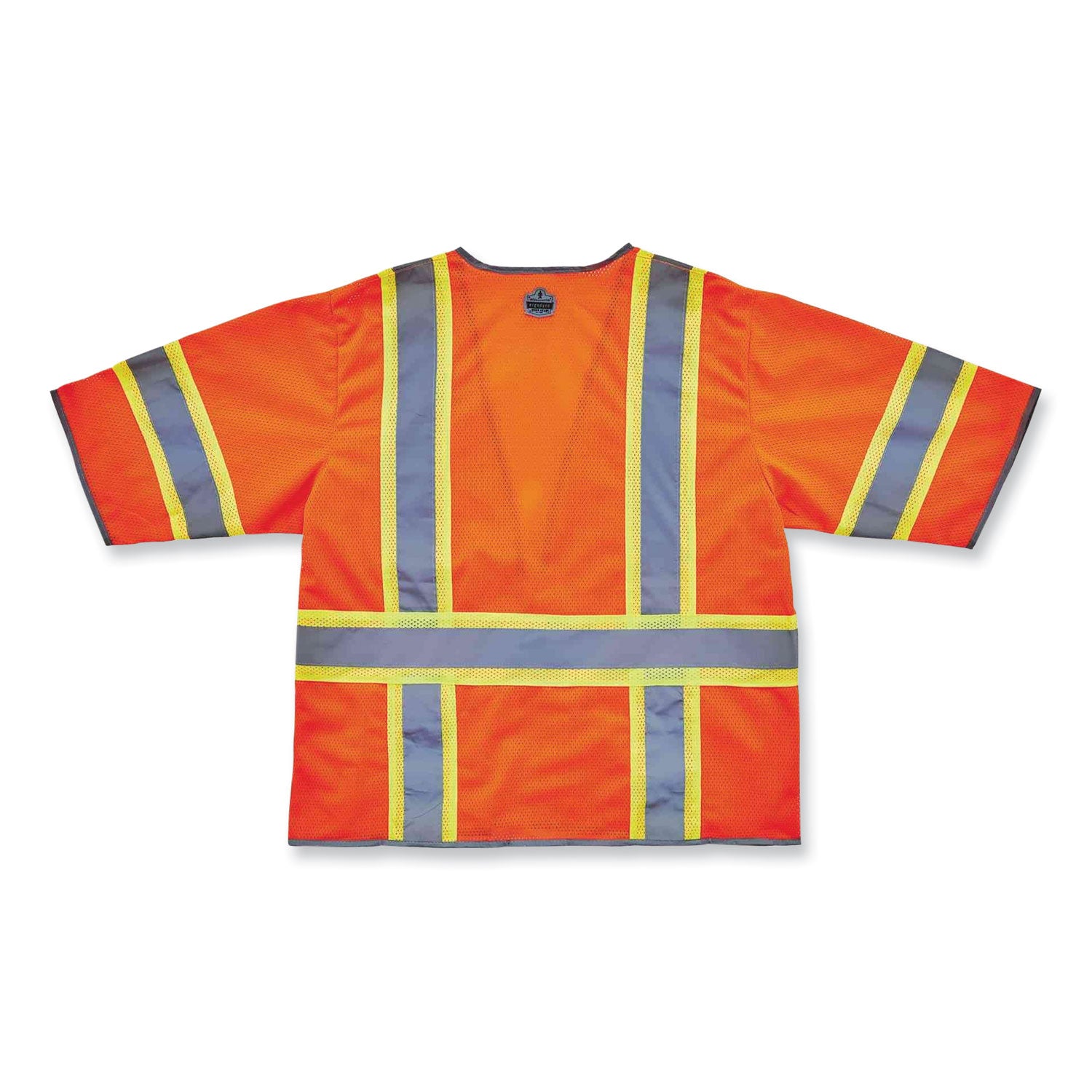 GloWear 8346Z Class 3 Two-Tone Hi-Vis Surveyor Zipper Vest, Large/X-Large, Orange, Ships in 1-3 Business Days