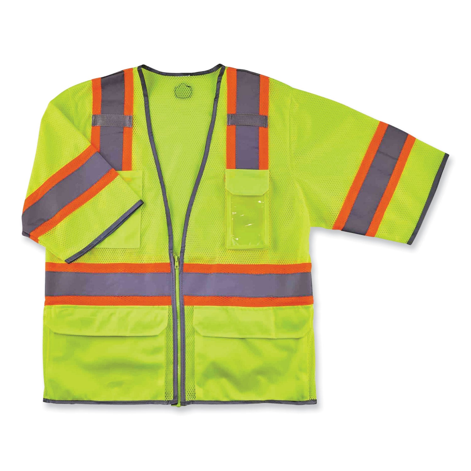 glowear-8346z-class-3-two-tone-hi-vis-surveyor-zipper-vest-large-x-large-lime-ships-in-1-3-business-days_ego24165 - 1