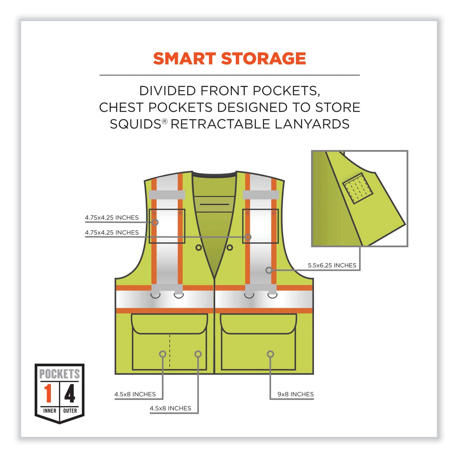 glowear-8231tv-class-2-hi-vis-tool-tethering-safety-vest-polyester-large-x-large-lime-ships-in-1-3-business-days_ego24175 - 7